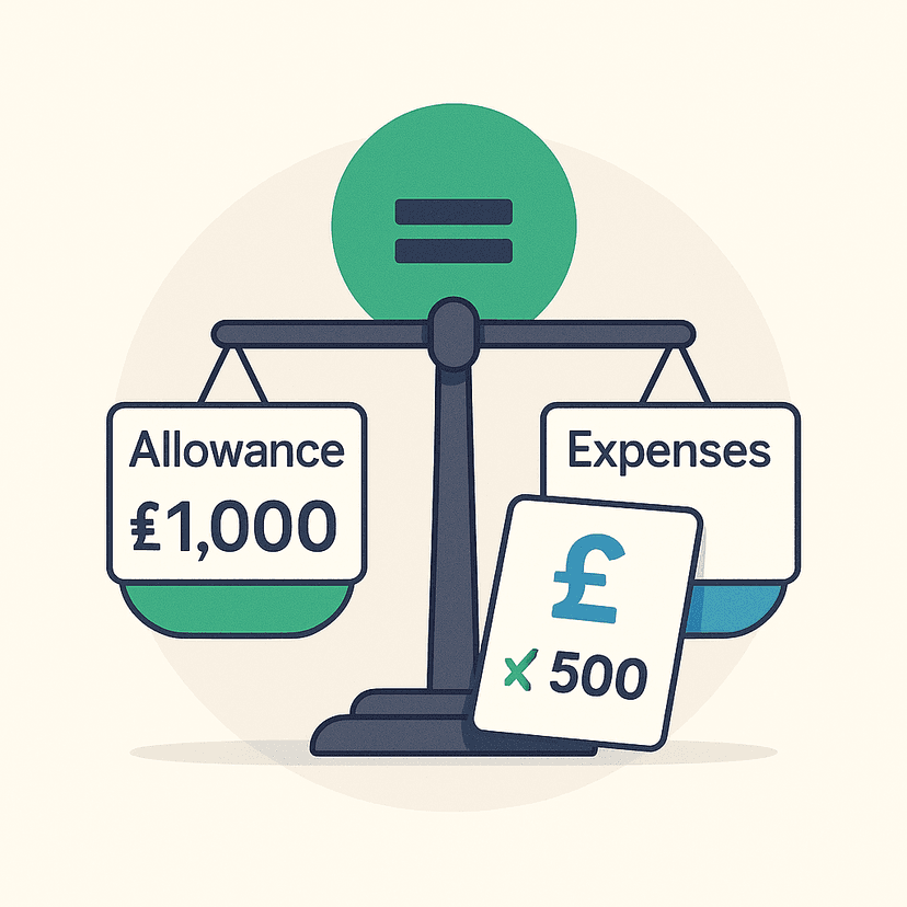 £1,000 allowance vs expenses