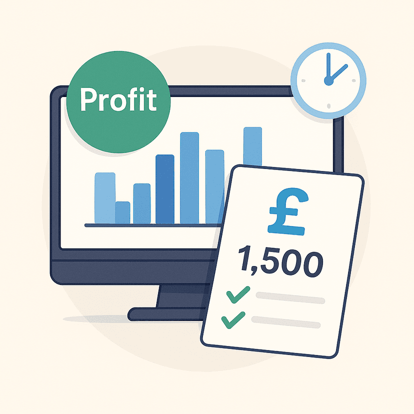 Clear profit summaries